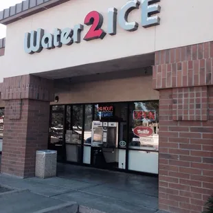 the front of the store