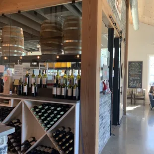 Inside ordering area