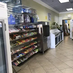 the inside of a grocery store