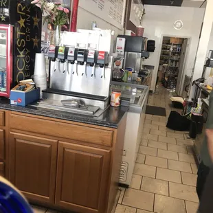 inside of a restaurant