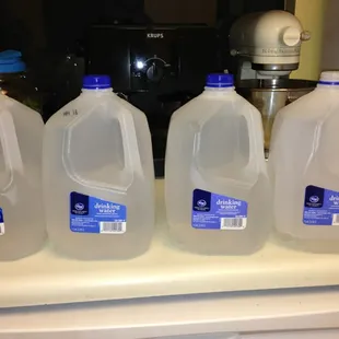 Don't go to water and ice at 9pm on a Sunday, because for $2 all you get is 3  1/12  gallons!   Crap!!!