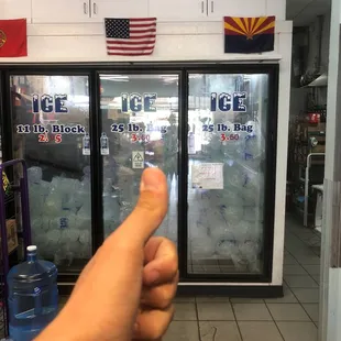 The ice