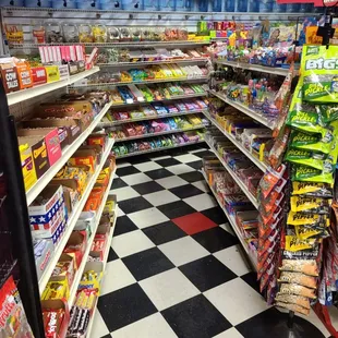 huge selection of nostalgic candies