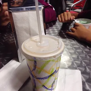 Mmm, chocolate Milk shake!