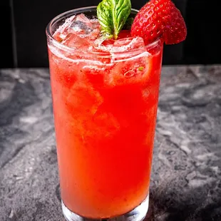 Strawberry Sunset Mule
