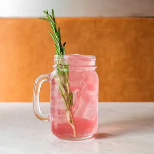 Baysider: blueberry &amp; raspberry vodka, St. Germaine, Cranberry, Fresh Squeezed Lemon, Topped off with Sprite.