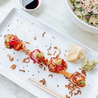 CRISPY RICE WITH AHI TUNA