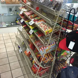 a grocery store display