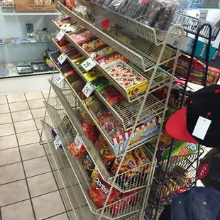 a grocery store display