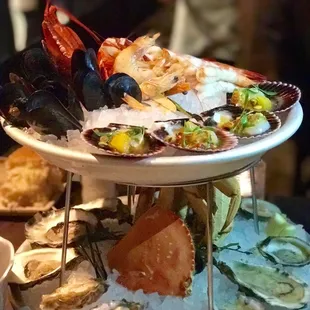 Deluxe seafood tower