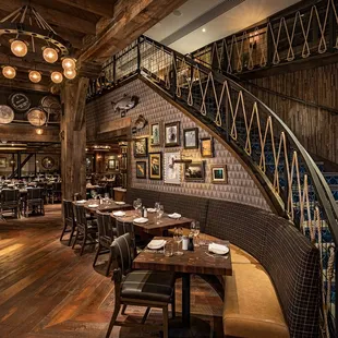 Las Vegas staircase and dining