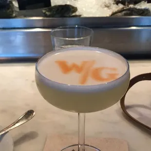 Pisco sour - a little fruitier and sweeter