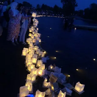 Lanterns washed upon shore