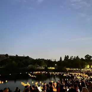 Lanterns Floating