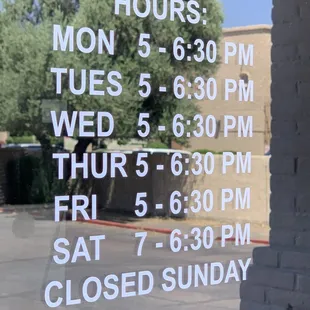 Hours May 2022