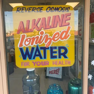  sign in a store window