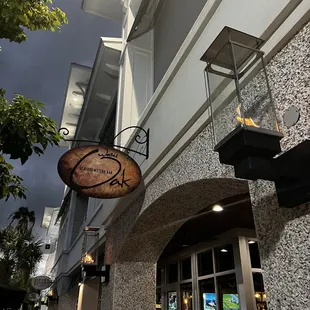 outside