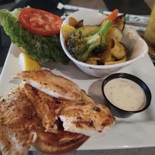 Onion Crusted Hog Fish