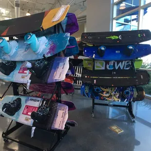 Wakeboards, Wake Skies, Wakesurfers, life vests and much more! Check out www.waterskiworld.com today!