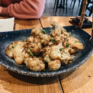 Double Fried Sweet Cauliflower delicious!