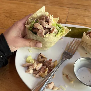 Santa Fe chicken wrap