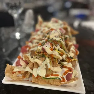 Ahi Tuna Nachos