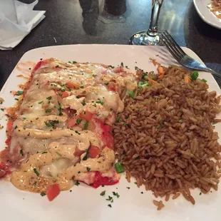Shrimp Enchiladas