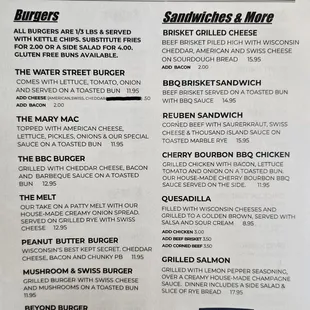 Menu as of 10/15/2024