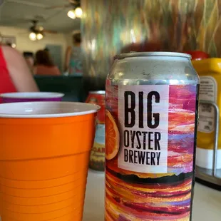 a can of big oyster brewery