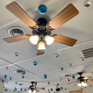 Decorations on ceiling