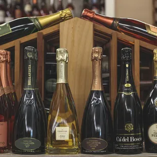 a variety of wines