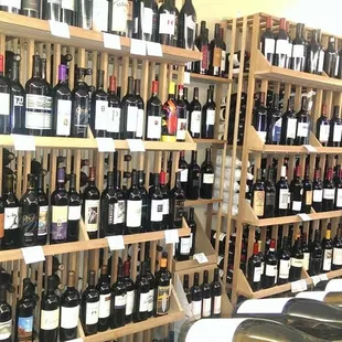 A portion of 2000 plus wine selection.