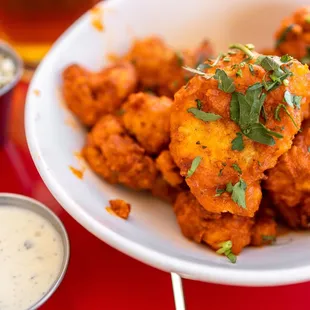 Buffalo Cauliflower Bites ($11)