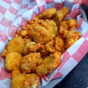 Fried Pickles- Under the sides category not appetizers