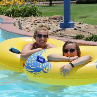 Enjoying the lazy river!