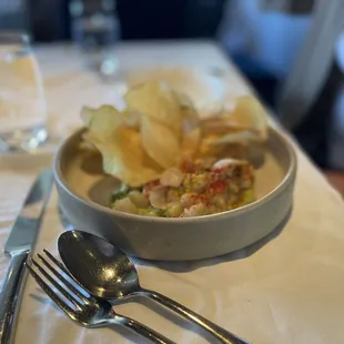 Halibut tartar
