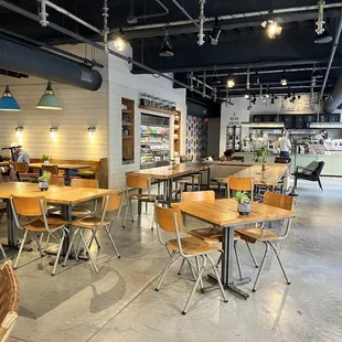 the interior of a coffee shop