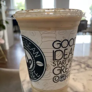 Iced Spiced Orange Latte