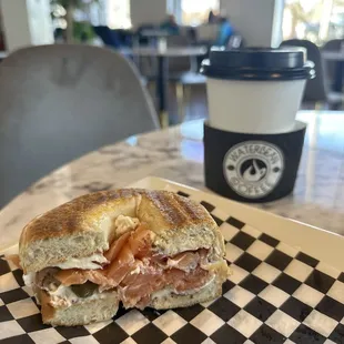 Nova Lox Sandwich