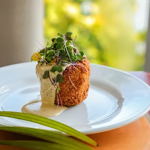 Crab cake  at Watercolour Grillhouse at Clearwater Beach Marriott