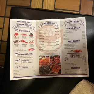 Inside menu