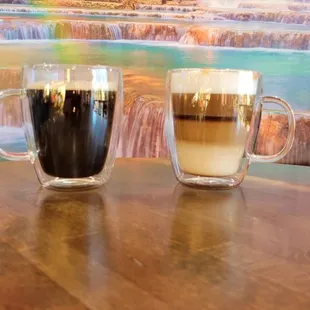 hot drinks: Coffee, Caramel Macchiato, Caffe Americano, Hot Chocolate, any latte and more