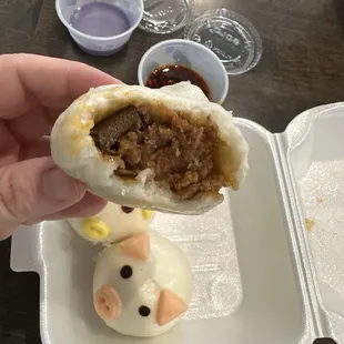 Pork bun inside