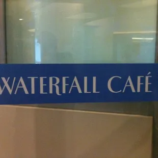 the entrance to the restaurant