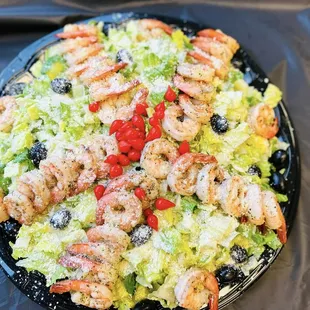 Shrimp Caesar Display Salad