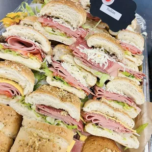 Herb-Crusted Deli Hoagies