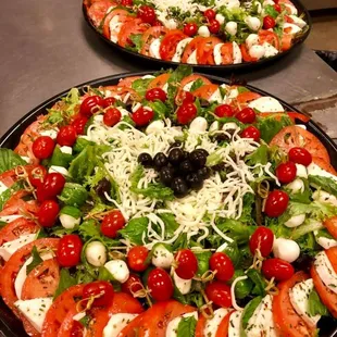 Summer Caprese Salad with Mini Skewer Garnish