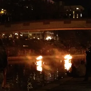Waterfire 2012 just starting