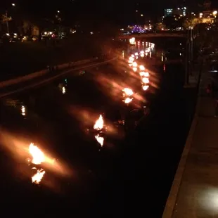 Waterfire in full effect