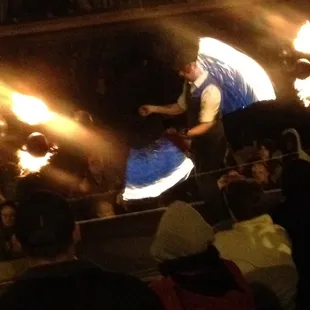 Fire performer at waterfire